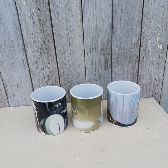 SET OF 3 Star Wars The Mandalorian Coffee Cup‎ 12oz Galerie - Picture 4 of 8